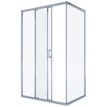 Душевой уголок Iva E4SX129C  120x90 хромированный профиль прозрачное стекло Душевой уголок Iva E4SX129C  120x90 хромированный профиль прозрачное стекло