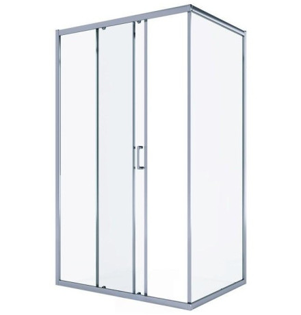 Душевой уголок Iva E4SX129C  120x90 хромированный профиль прозрачное стекло