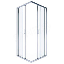 Душевой уголок Iva E4SX90C  90x90 хромированный профиль прозрачное стекло