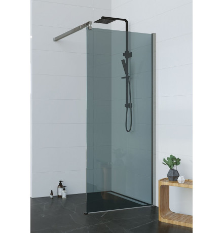 Душевая стенка Iva WIX120T   120*200   хромированный профиль тонированное стекло