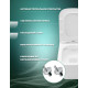 Комплект: инсталляция Grohe Rapid SL 38721001 с кнопкой хром и подвесным унитазом Lekvo T-202