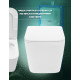 Комплект: инсталляция Grohe Rapid SL 38721001 с кнопкой хром и подвесным унитазом Lekvo T-202
