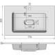 Умывальник Madera Modul 100 (4627173210447) 
