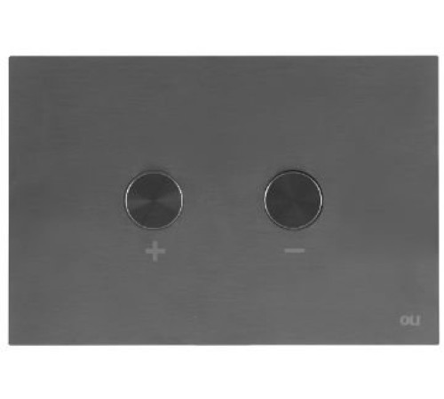 Кнопка для инсталляции OLI Blink Gun Metal (882567) оружейная сталь - ультратонкий металл