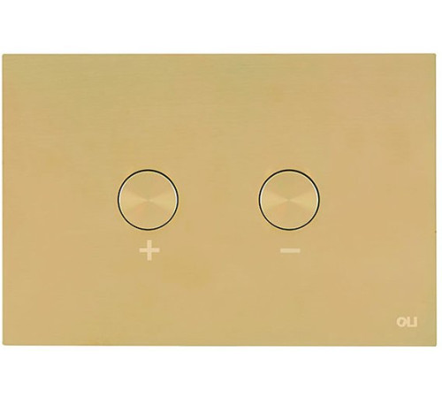 Кнопка для инсталляции OLI Blink золото - ультратонкий металл (883246)