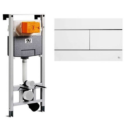 Система инсталляции OLI Expert 120 885052 + клавиша смыва Slim 659041 / 659044 / 659046