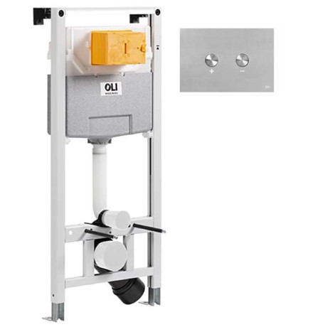 Система инсталляции Oli 120 885055 + клавиша смыва Blink 093399