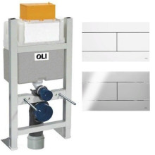 Система инсталляции OLI Expert 82 885065 + клавиша смыва Slim 659041 / 659044