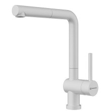 Смеситель для кухни Omoikiri Akashi-S-WH  (4994572) с выдвижным изливом