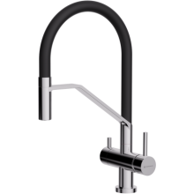 Смеситель для кухни Omoikiri Akeno C-BL (4994543) с подключением к фильтру воды