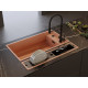 Смеситель для кухни Omoikiri Kanto-2 Plus-SB-GB-BL (4994401) с подключением к фильтру воды