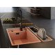 Смеситель для кухни Omoikiri Kanto-2 Plus-SB-GB-BL (4994401) с подключением к фильтру воды