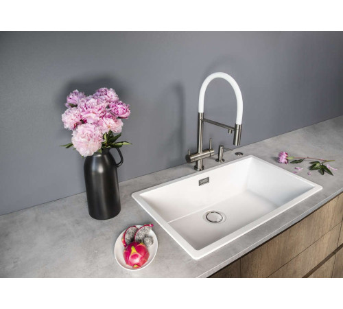 Смеситель для кухни Omoikiri Kanto-BN-WH (4994298) с подключением к фильтру воды
