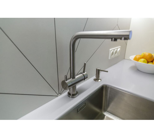 Смеситель для кухни Omoikiri Nagano-BN (4994011) с подключением к фильтру воды