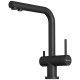 Смеситель для кухни Omoikiri Nagano-P-BL (4974047) с подключением к фильтру воды