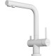 Смеситель для кухни Omoikiri Nagano-P-WH (4974054) с подключением к фильтру воды