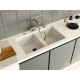 Смеситель для кухни Omoikiri Takamatsu-S-BN (4994346) с подключением к фильтру воды и выдвижным изливом