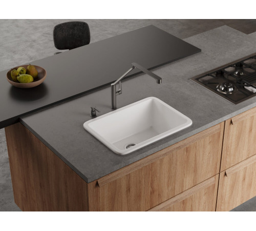 Смеситель для кухни Omoikiri Tara-GM (4994374) с выдвижнм изливом 