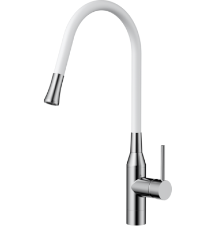 Смеситель для кухни Omoikiri Yatomi-BN-WH (4994250) с гибким изливом