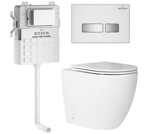 Система инсталляции для приставного унитаза 3 в 1 Roxen Attach 942959  Система инсталляции для приставного унитаза 3 в 1 Roxen Attach 942959