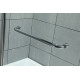 Стеклянная душевая шторка для ванны Roxen Brimen 52010-120   120*140 хромированный профиль прозрачное стекло