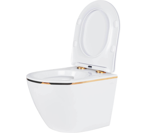 Комплект 2 в 1 подвесной унитаз с умывальником Roxen Antares Gold 508510G  Комплект 2 в 1 подвесной унитаз с умывальником Roxen Antares Gold 508510G