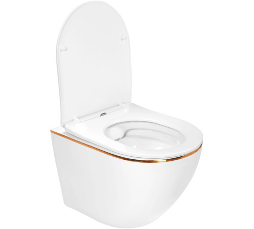 Комплект 2 в 1 подвесной унитаз с умывальником Roxen Antares Gold 508510G  Комплект 2 в 1 подвесной унитаз с умывальником Roxen Antares Gold 508510G