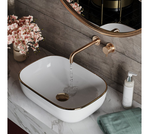 Комплект 2 в 1 подвесной унитаз с умывальником Roxen Antares Gold 508510G  Комплект 2 в 1 подвесной унитаз с умывальником Roxen Antares Gold 508510G