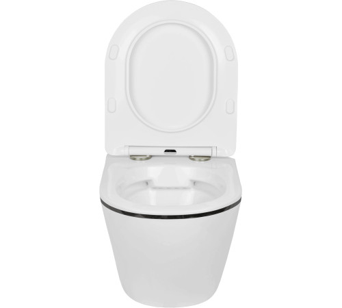  Подвесной унитаз Roxen Antares Black 530110-01B Rimless Soft Close