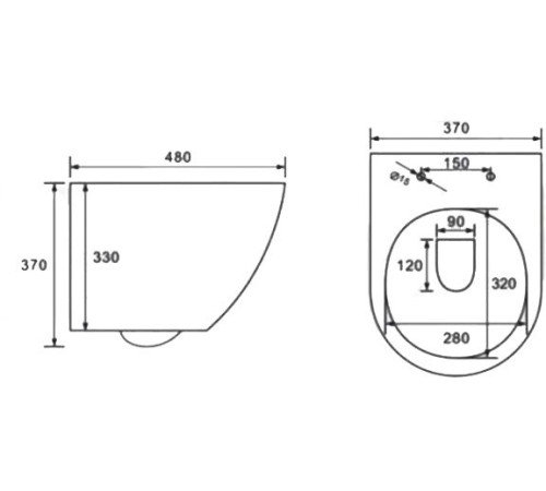 Подвесной унитаз Roxen Antares Gold 530110-01G Rimless Soft Close