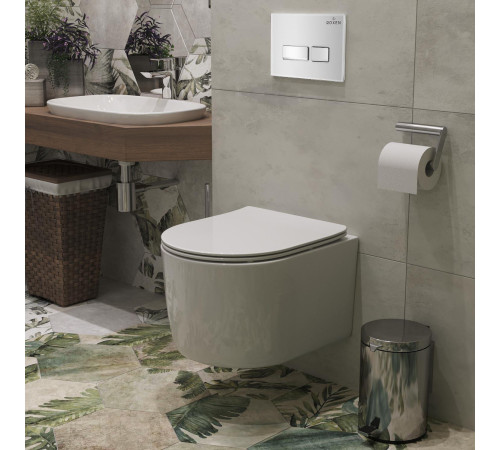 Подвесной унитаз Roxen Simple Compact 530120-01 Rimless Soft Close Подвесной унитаз Roxen Simple Compact 530120-01 Rimless Soft Close