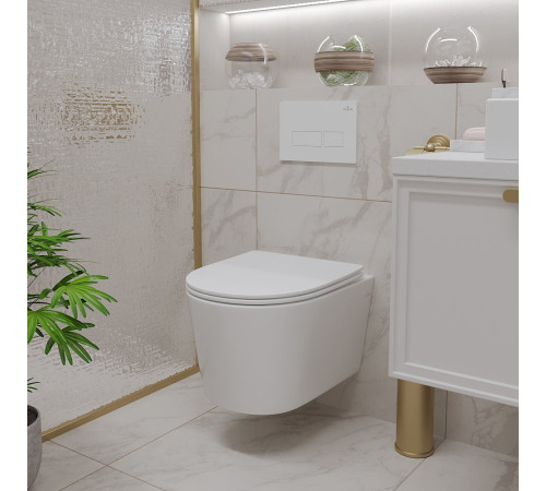 Подвесной унитаз Roxen Simple Compact 530120-01 Rimless Soft Close Подвесной унитаз Roxen Simple Compact 530120-01 Rimless Soft Close