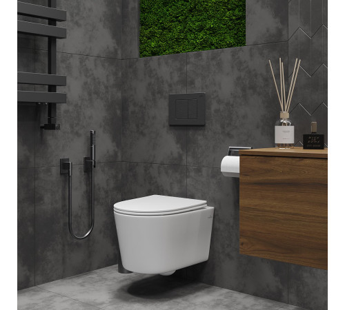 Подвесной унитаз Roxen Simple Compact 530120-01 Rimless Soft Close Подвесной унитаз Roxen Simple Compact 530120-01 Rimless Soft Close