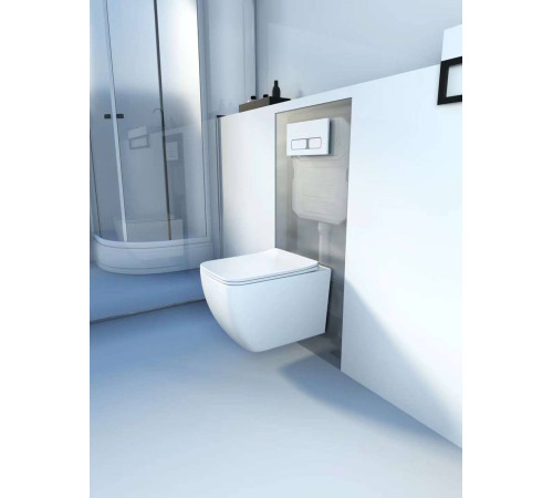  Подвесной унитаз Roxen Cube 530135-01 Rimless Soft Close