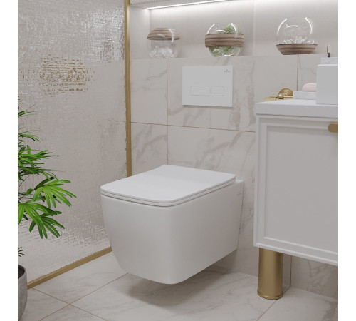  Подвесной унитаз Roxen Cube 530135-01 Rimless Soft Close