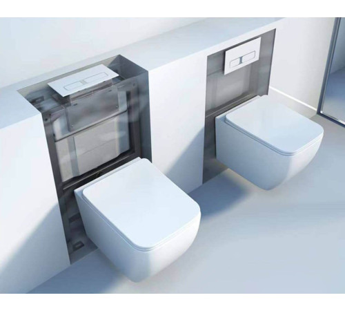  Подвесной унитаз Roxen Cube 530135-01 Rimless Soft Close