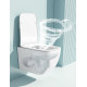 Подвесной унитаз Roxen Cube Bidet 530135-01X Rimless Soft Close с функцией биде