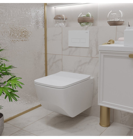 Подвесной унитаз Roxen Boro 530145-01 Rimless Soft Close