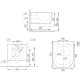 Подвесной унитаз Roxen Boro 530145-01 Rimless Soft Close