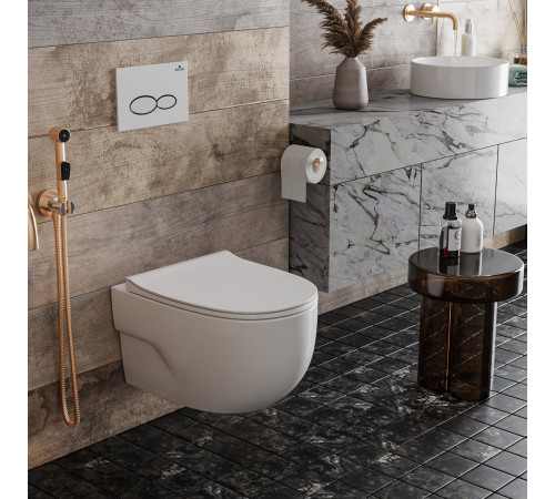  Подвесной унитаз Roxen Porto 530155-01 Rimless Soft Close