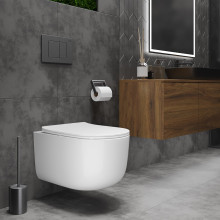  Подвесной унитаз Roxen Vortex Tornado 530160-01 Rimless Soft Close