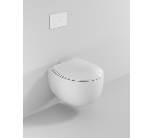 Подвесной унитаз Roxen EGG 530170-01 Rimless Soft Close Подвесной унитаз Roxen EGG 530170-01 Rimless Soft Close