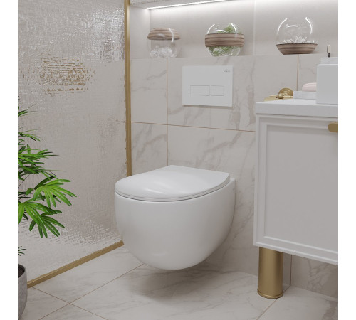 Подвесной унитаз Roxen EGG 530170-01 Rimless Soft Close Подвесной унитаз Roxen EGG 530170-01 Rimless Soft Close