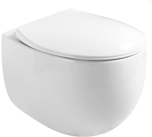 Подвесной унитаз Roxen EGG 530170-01 Rimless Soft Close Подвесной унитаз Roxen EGG 530170-01 Rimless Soft Close