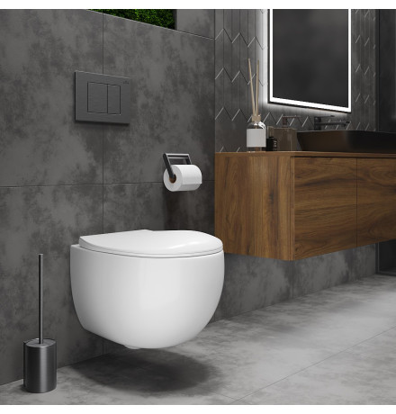 Подвесной унитаз Roxen EGG 530170-01 Rimless Soft Close