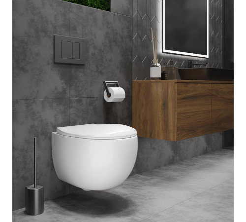 Подвесной унитаз Roxen EGG 530170-01 Rimless Soft Close Подвесной унитаз Roxen EGG 530170-01 Rimless Soft Close