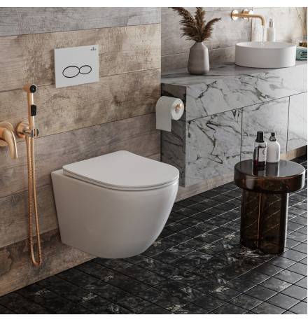 Подвесной унитаз Roxen Antares 530185-01 Rimless Soft Close