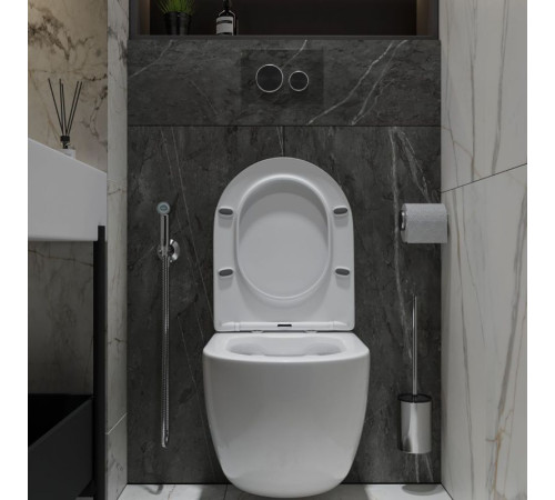 Подвесной унитаз Roxen Antares 530185-01 Rimless Soft Close Подвесной унитаз Roxen Antares 530185-01 Rimless Soft Close