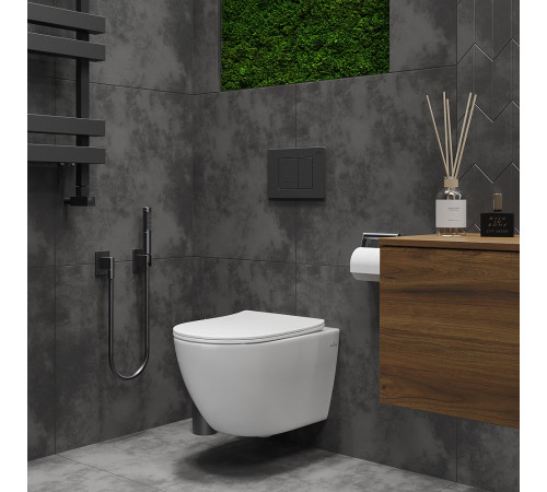  Подвесной унитаз Roxen Antares Bidet 530185-01X Rimless Soft Close с функцией биде