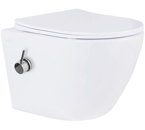  Подвесной унитаз Roxen Antares Bidet 530185-01X Rimless Soft Close с функцией биде